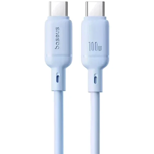 Кабель Baseus Cable USB-C to USB-C Silky Series 100W 1m Blue (P10377704313-00)