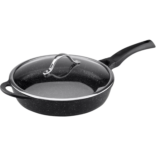 Vinzer Premium Granite Induction Ø 28см с крышкой (89455)