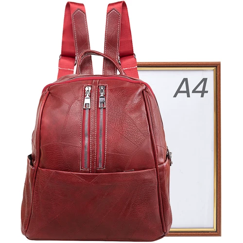 Жіночий рюкзак Valiria Fashion червоний (DETAD1078-1): Стиль Повсякденний (Casual)