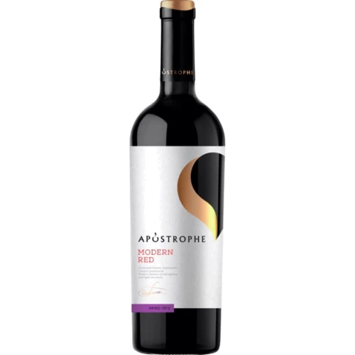 Вино Apostrophe Modern Red полусухое красное 0.75 (VTS6321225)
