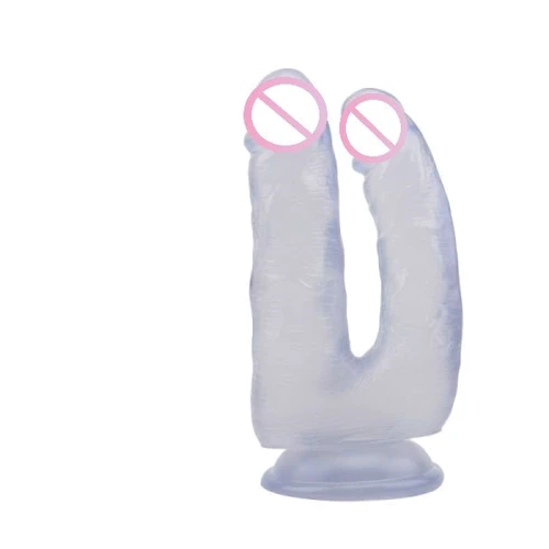 Фаллоимитатор двойной CHISA 6.3 Inch Dildo Clear