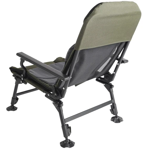 Крісло розкладне Bo-Camp Carp Black/Grey/Green (1204100): Матеріал каркаса Сталь