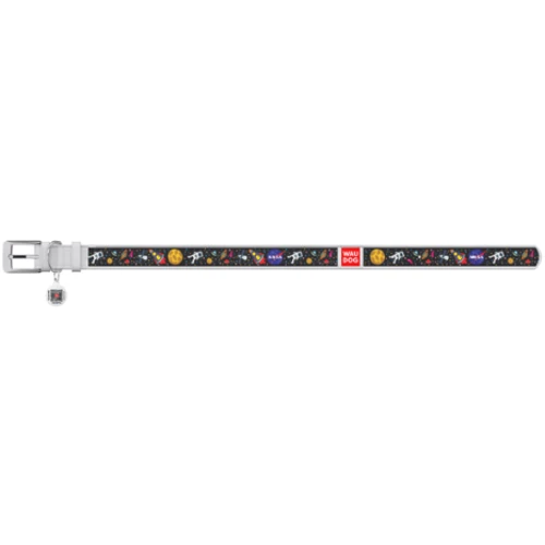 Ошейник WAUDOG Design с рисунком "NASA" 35 мм 46-59 см с QR паспортом белый (0035-0047-15): Производитель WAUDOG