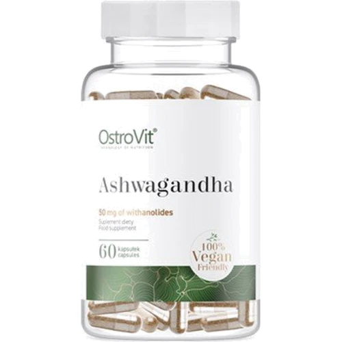 Бустер тестостерона OstroVit Ashwagandha Vege Ашваганда 60 капсул