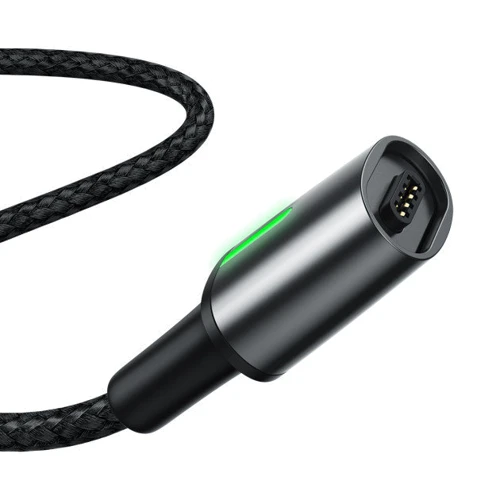 Кабель Baseus USB Cable to Lightning/microUSB/USB-C Zinc magnetic Kit 2m Black (TZCAXC-B01) фото 3
