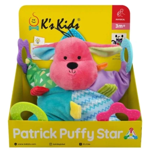 М'яка іграшка K`s Kids Патрік із прорізувачами (KA10813-OB)