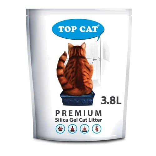 Наполнитель силикагелевый TopCat Premium для кошачьего туалета 3.8 л: Тип Впитывающий
