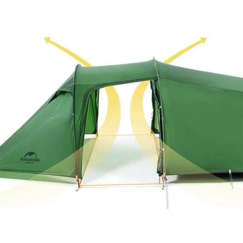Палатка Naturehike Opalus NH20ZP001 210T, оранжевая (6927595750667): Материал тента 210T полиэстер, PU 3000 мм