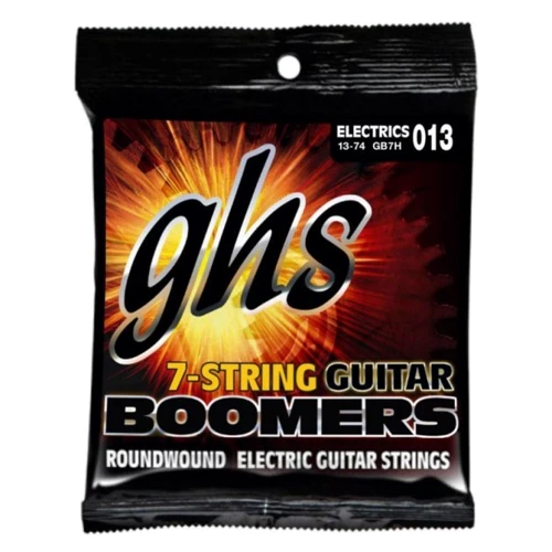 Струна для гитар Струны для электрогитар GHS STRINGS BOOMERS GB7H 13-74