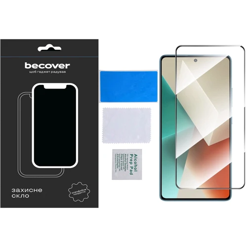 Аксессуар для смартфона BeCover Tempered Glass Black for Xiaomi Redmi Note 13 Pro (710364)