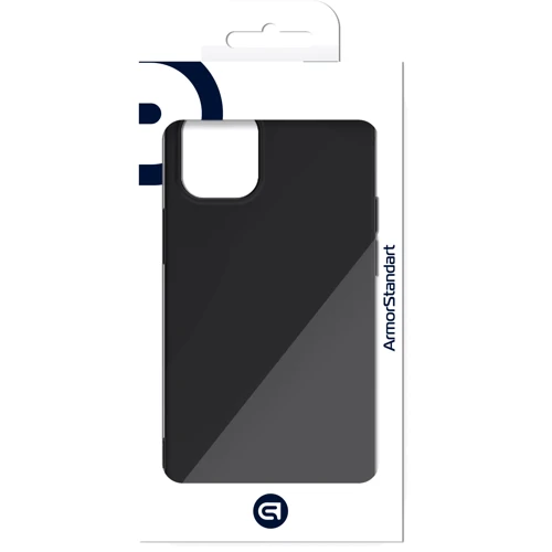 Чохол для iPhone ArmorStandart Matte Slim Fit Black для iPhone 12 Pro Max (ARM57395): Матеріали Силикон