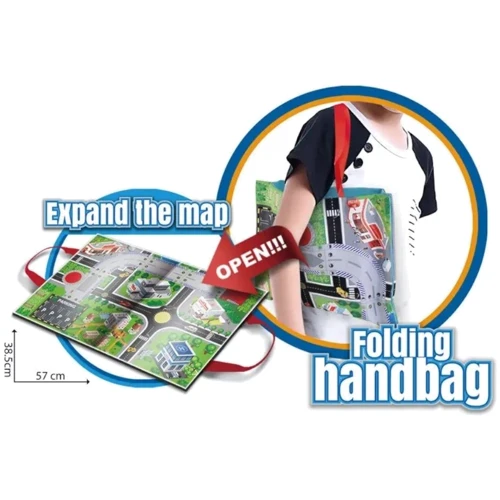 Набор с транспортом Трейлер/машинки/вертолет (660-A347)