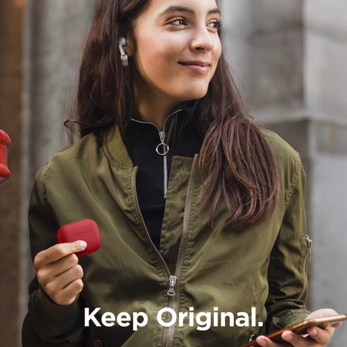 Чехол для наушников Elago Original Case Red (EAPPOR-BA-RD) for Airpods Pro фото 4