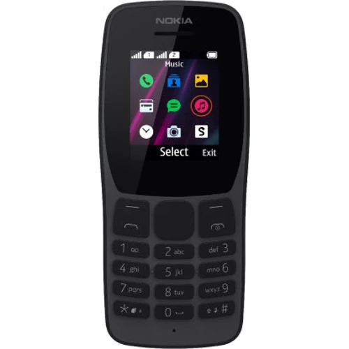 Мобильный телефон Nokia 110 (2019) Dual Sim Black (UA UCRF): Дисплей 1.77 TFT (120x160) / 113 ppi / 65т цветов