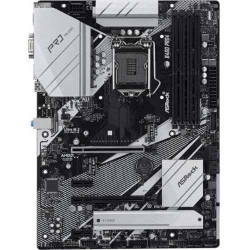 ASRock B460 Pro4 Socket 1200: Разъемы на плате SATA 3.0, PCI Express x1, M.2