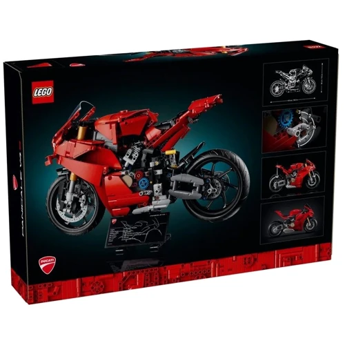 Конструктор LEGO Technic Мотоцикл Ducati Panigale V4 S 1603 деталі (42202): Серія TECHNIC