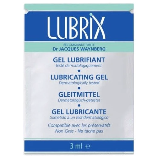 Пробник лубриканта на водной основе Lubrix (3 мл) без парабенов