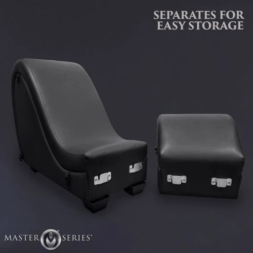 Секс-крісло з подушками Master Series Kinky Sex Lounge with Cushions Black