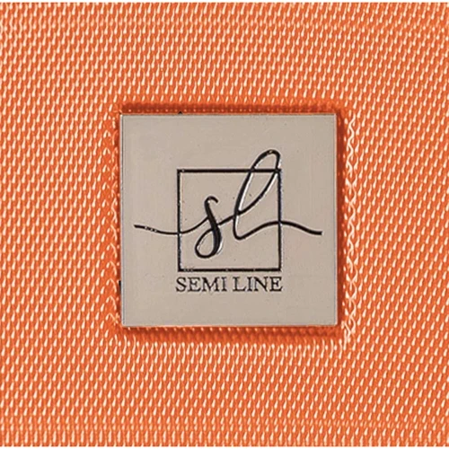 Чемодан Semi Line 24" (M) Orange/Black оранжевый/черный (T5675-3): Застежка Молния