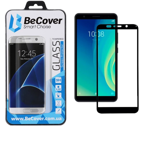 Аксесуар для смартфона BeCover Tempered Glass Black для ZTE Blade L210 (706011) фото 5