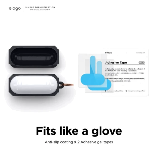 Чехол Elago Armor Case Black (EAP3AM-BK) for Airpods 3 фото 7