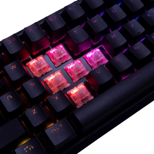 Клавиатура Hator Skyfall Hex Gateron Clear USB/Bluetooth ENG Black (HTK-665): Тип клавиш механический