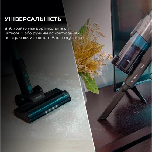 Пилосос Cecotec Conga Rockstar 1500 Ray Pure (CCTC-08422): Ємність пилозбірника 0.5 л