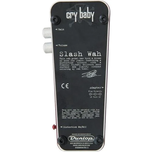 Педаль гитарных эффектов DUNLOP SW95 SLASH WAH: Производитель Dunlop