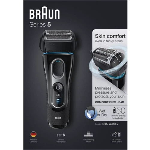 Электробритва Braun Series 5 5147s Wet&Dry фото 5