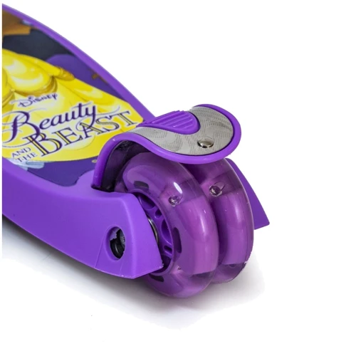 Самокат Maxi Scooter. Disney Beauty and Beast (нахил керма і складна ручка): Кількість коліс 4