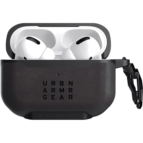 Чехол для наушников Urban Armor Gear UAG Metropolis Case LTHR ARMR BLACK (102256118340) for Apple AirPods Pro: Тип чохол