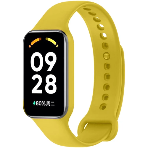 Ремешок ArmorStandart Silicon Yellow (ARM74002) for Xiaomi Mi Smart Band 8 Active / Redmi Smart Band 2: Тип Ремешок