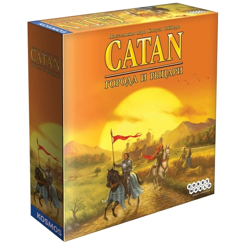Настольная игра Hobby World Колонизаторы. Города и рыцари (дополнение)(4-е рус. изд., CATAN) (181900)