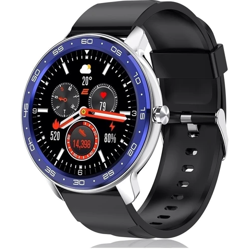 Смарт-часы 2E Alpha X 46 mm Silver-Blue