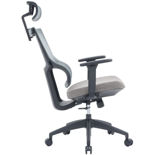 Офісне крісло OfficePro Elegant (OC600-B-DG-DG): Регулювання Кут нахилу сидіння, Кут нахилу спинки, Висота сидіння, Висота підлокітників, Висота підголівника