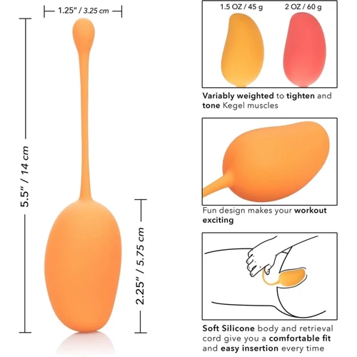 Набор вагинальных шариков California Exotic Novelties Kegel Training Set Mango