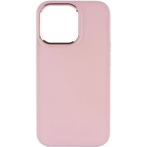Чохол для iPhone Epik TPU Case Bonbon Metal Style Light Pink для iPhone 14 Pro Max: Колір розовый