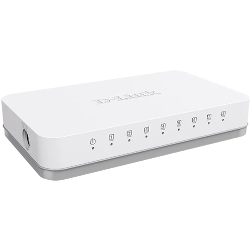 Мережевий комутатор D-Link DGS-1008A/E1A: Тип неуправляемый