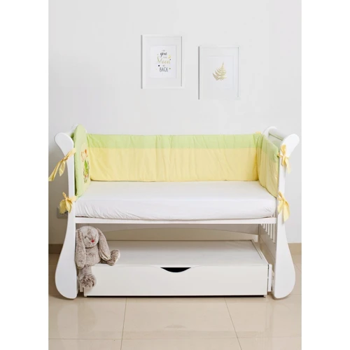 Бампер Twins Limited 2099-TL-014-06, Froggy, салатовый: Тип Защитное ограждение для кроватки