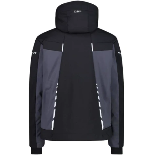 Гірськолижна куртка CMP Man Jacket Zip Hood (31W0337-U901) 58 чорна з капюшоном: Країна виробник Китай
