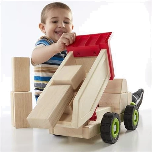 Игрушка Guidecraft Block Science Trucks Большой самосвал (G7531)