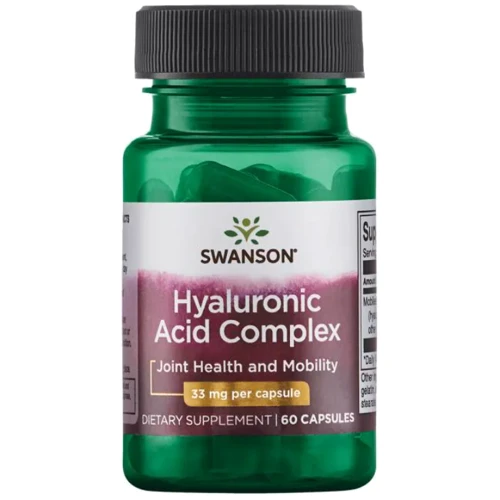 Swanson Hyaloronic acid complex 33mg Комплекс гіалуронової кислоти 60 капсул
