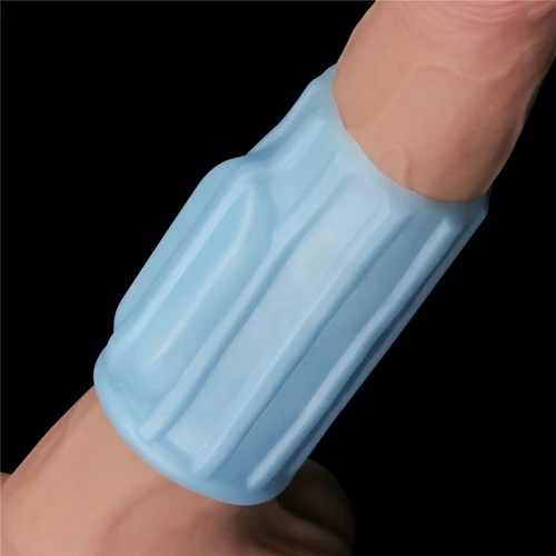 Насадка на член с вибрацией LoveToy Knights Ring Vibrating Ridge
