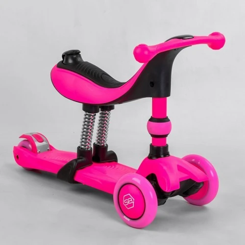 Самокат-беговел Best Scooter 3 в 1 розовый (BS-23180): Тип тормоза ножной