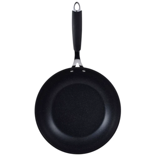 Сковородка Вок Bergner Midnight 28 см (BG-30129-GR): Крышка в комплекте нет