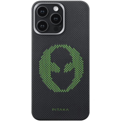 Чехол для iPhone Pitaka Aries Tactile Woven Case Alien (KI1501AL) for iPhone 15 Pro