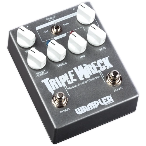 Педаль гитарных эффектов Гитарная педаль WAMPLER Triple Wreck: Принцип действия Аналоговый