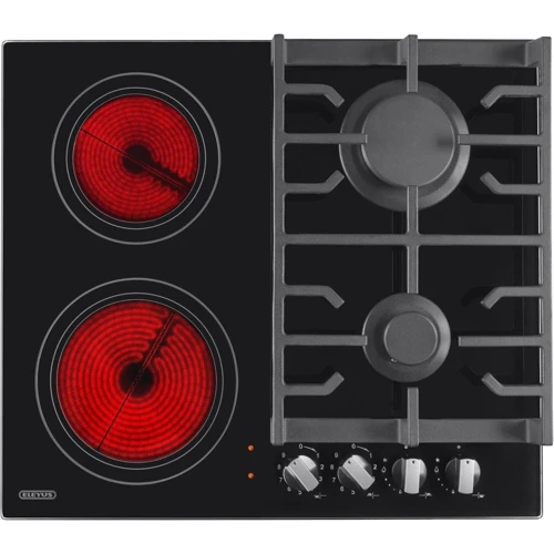 Варильна поверхня ELEYUS H0CBHG ME 60 BL V2 CF: Кількість конфорок 4