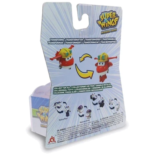 Ігрова фігурка-трансформер Super Wings Transform-a-Bots Build-It Jett Джетт будівельник (EU730011)