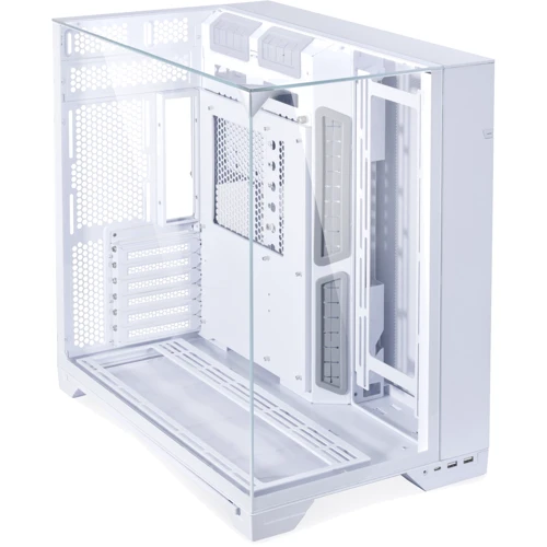 Корпус Lian Li O11 Vision White (G99.O11VW.00): Форм-фактор материнской платы E-ATX/ATX/MicroATX/Mini-ITX